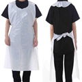 Custom Medical Sleeveless Disposable Gown Hygienic White Plastic Pe Apron