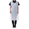 Custom Medical Sleeveless Disposable Gown Hygienic White Plastic Pe Apron