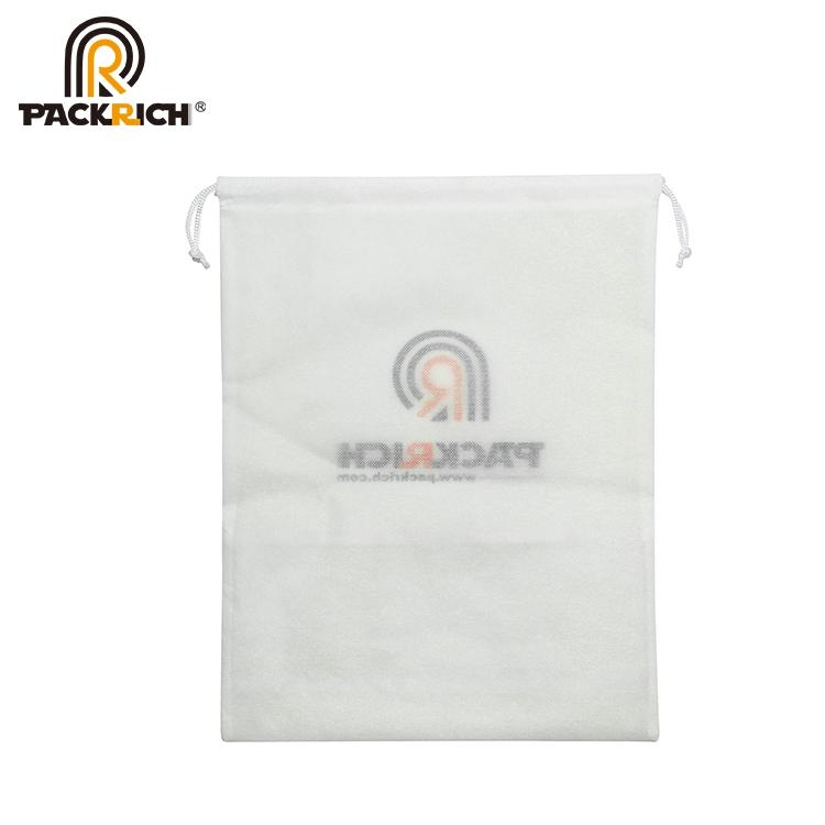 OEM brand non woven drawstring bag shoe dust bag with logo 5