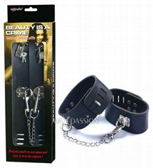 Beauty Is a Crime Leather Ankle Cuffs 