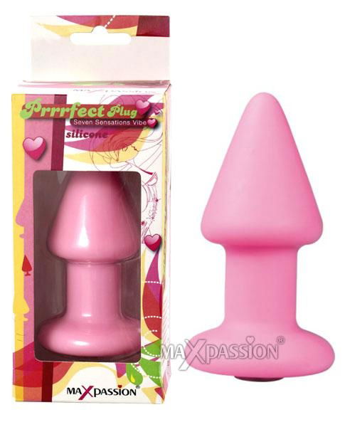 7 speeds Prrrfect Silicone Butt Plug Vibrator