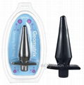 6.5" Geomatrix Vibrating Butt Plug 1