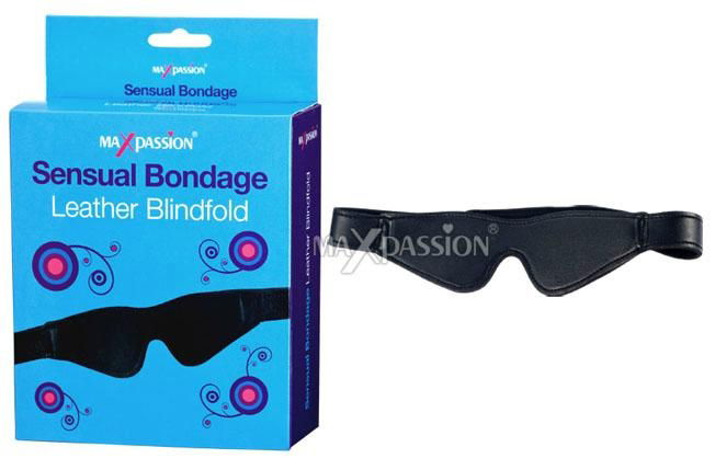 Sensual Bondage Leather Blindfold