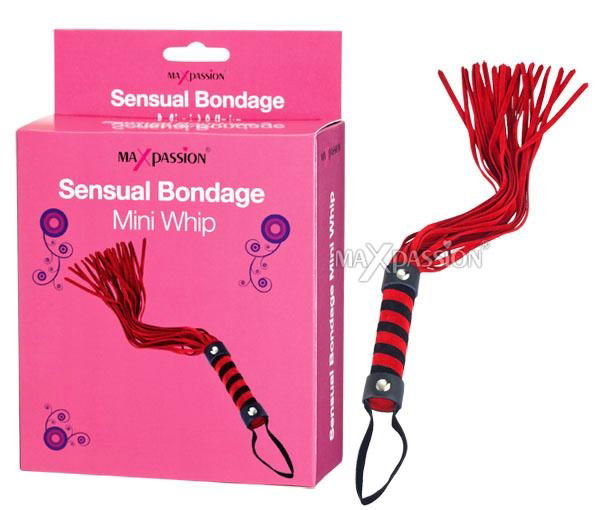 Sensual Bondage PU Mini Whip