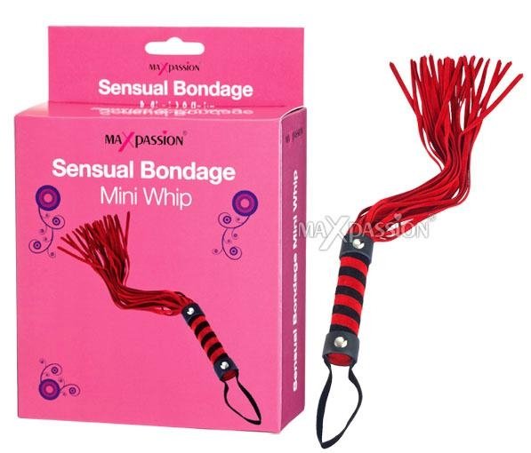 Sensual Bondage PU Mini Whip 