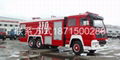 HOWO heavy truck dual rear axle foam fire engine