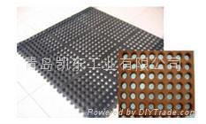 rubber mat with many holes