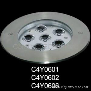 6-LED Recessed Underwater light