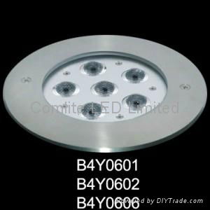 6-LED Recessed Underwater light 2