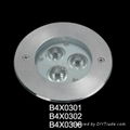 3-LED Recessed Underwater Light 2