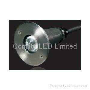 1X3W Small type recessed LED underwater light