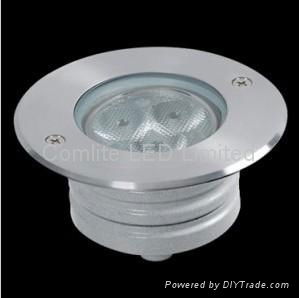 3-LED High Power Inground Light