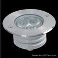 3-LED High Power Inground Light 1