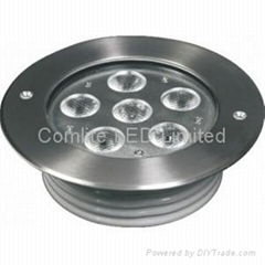 6x2W ip68 24VDC high power LED inground light