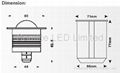 1X3W high power LED Recessed wall light 3