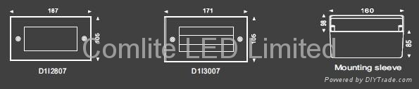 Smd3020 Super Bright Led Light Step Wall Light 3