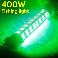 High Power 400W  Blue Color LED Underwater Fishing Diving Lights