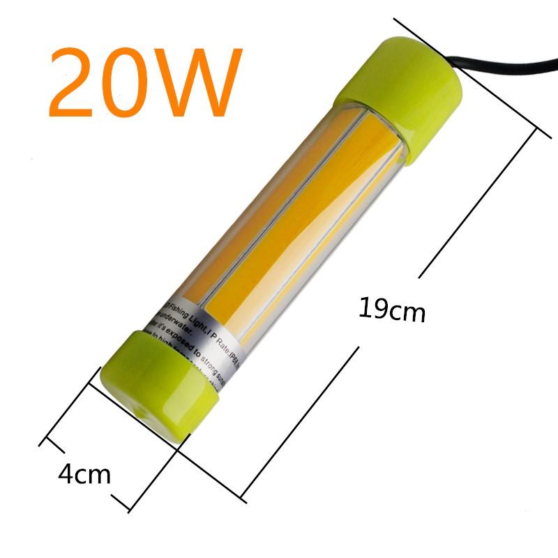 Wholesale 12V 24V 20W 60W Fish Gathering Lamp Fishing Light with Bright LED