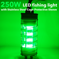 12-24V 250W LED fishing Light Deep Sea Fishing Lure Light with protective case