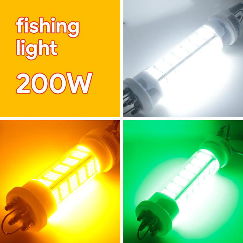 High Power 140W 200W 300W 400W 800W Underwater LED Green Fishing Light 5