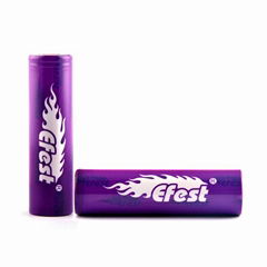 Efest 18650 3000mah 35A purple original Efest IMR battery Efest35A battery