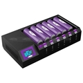  Efest Blu6 6bay charger with bluetooth function 5