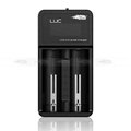 LCD display 18650 battery charger 2 slot portable charger