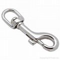 stainless steel swivel eye bolt snap