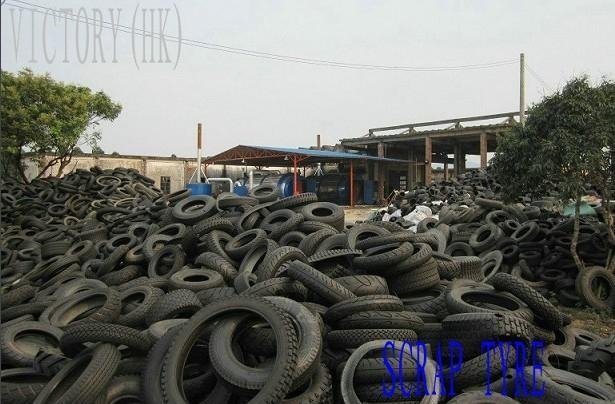waste rubber tire recycling plant