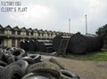 waste rubber tyres recycling plant