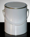 gallon metal paint can with handle