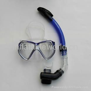 Diving mask and snorkel 2