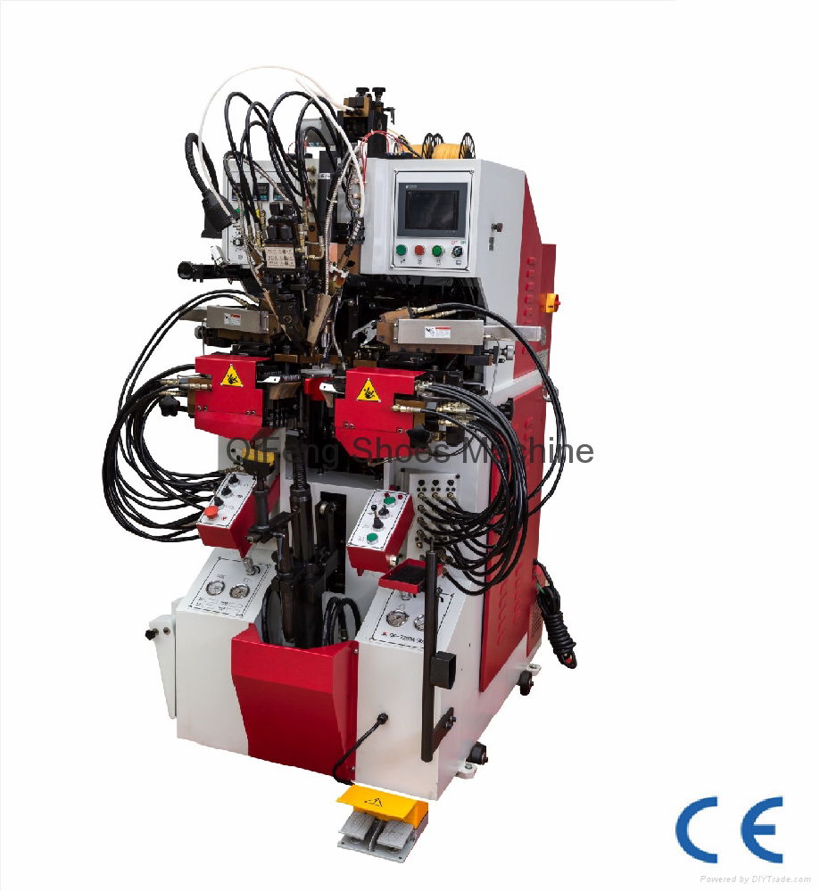 Efficient Side and heel lasting machine for shoe making machine QF-728DA(MA) 4