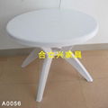 Plastic round table