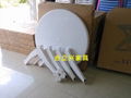 Plastic round table