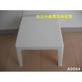 OUTDOOR PLASTIC SQUARE TABLE