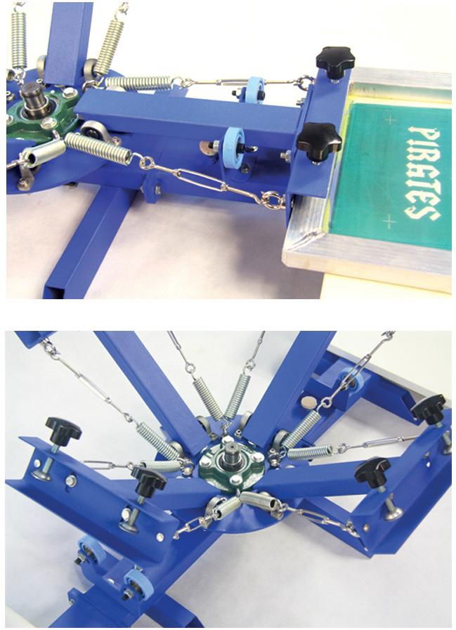 SPE-41 Four color textile screen printing machine 2