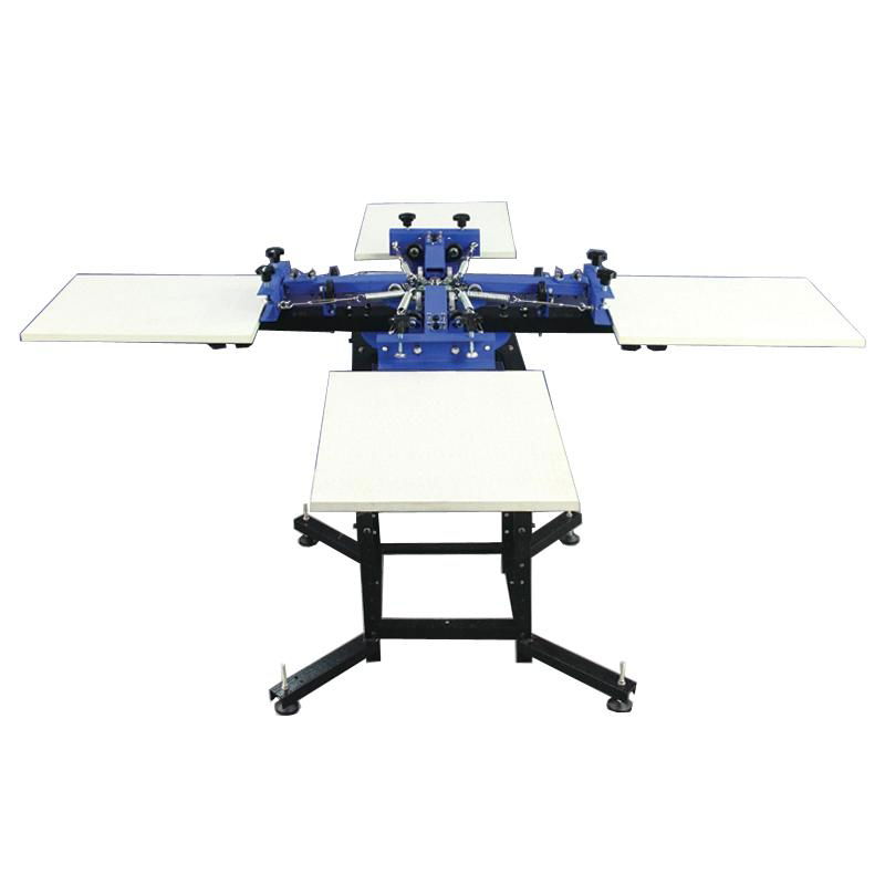 Manual 4 color screen printing machine 3