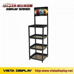 lubricating metal display for promotion and storage use