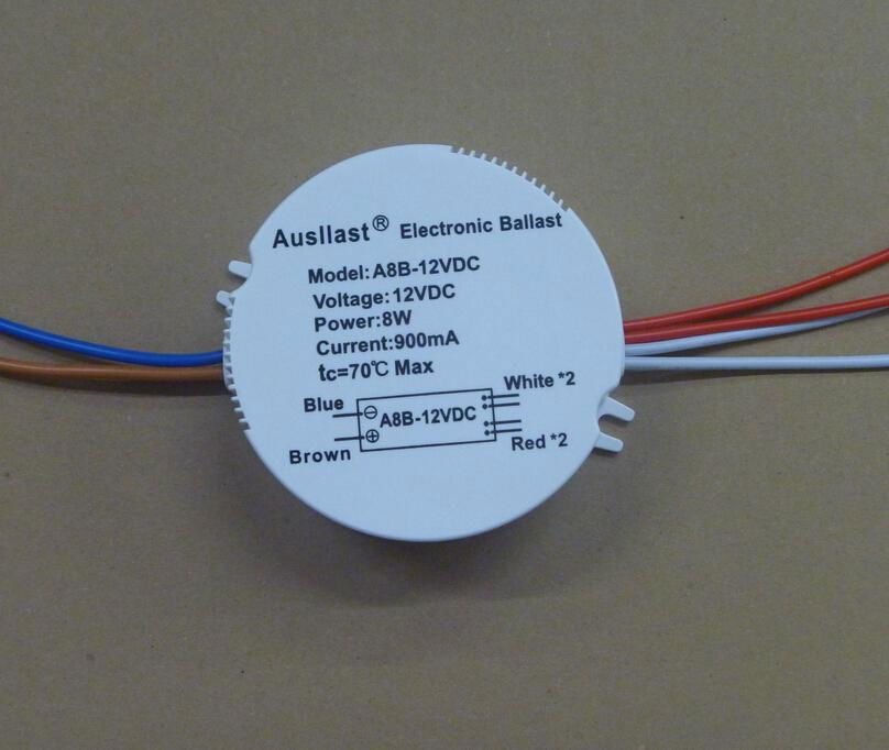 8W 12VDC Electronic ballast