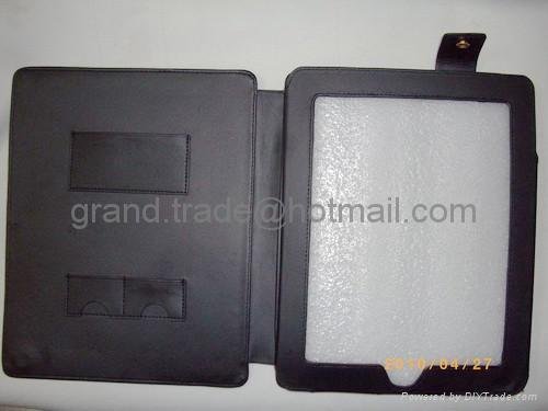 Leather case for IPAD with stand 2