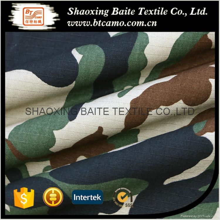 Reliable quality cotton camouflage printing fabric BT-107 3