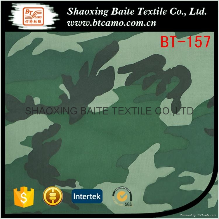 PVC Coated polyester camouflage fabric for garments BT-157