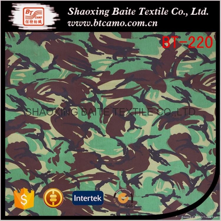 China supplier Textile high quality miltary camouflage fabric BT-220