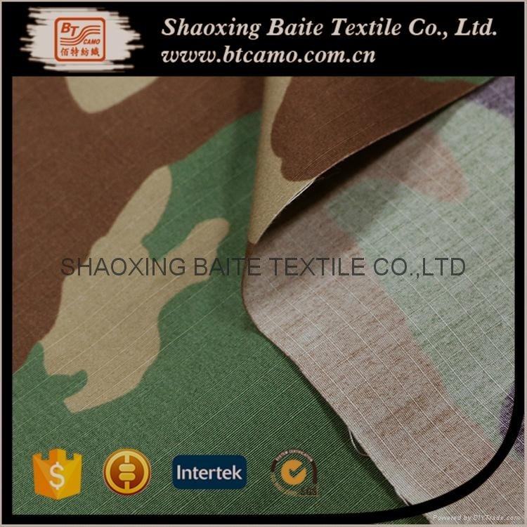 Nylon cotton printing camouflage fabric for military uniforms BT-258 4