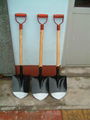 wooden handle shovel