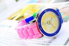 2012 new mix colour plastic watch