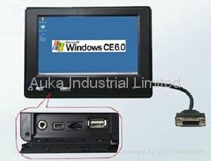 7 Inch Embedded All in One PC With OS Wince 6.0/Linux 2.6.32  2