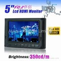 5" LCD High Resolutions 1024*600 Field HD 5d2 Monitor