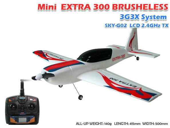 Model airplane Mini Extra300 and parts from SKYARTEC RC